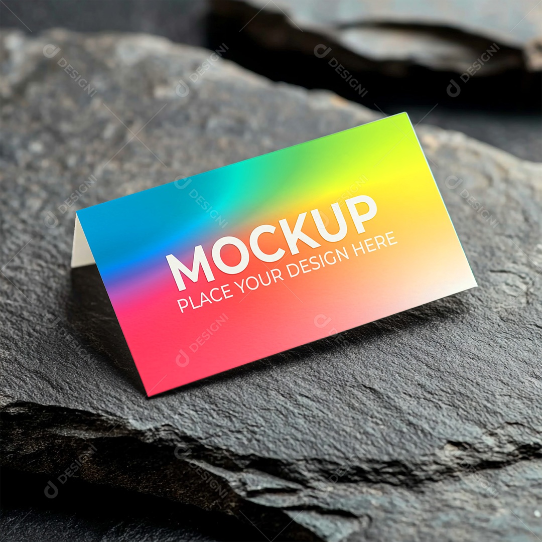 Mockup Cartão de Visita Identidade Visual PSD Editável