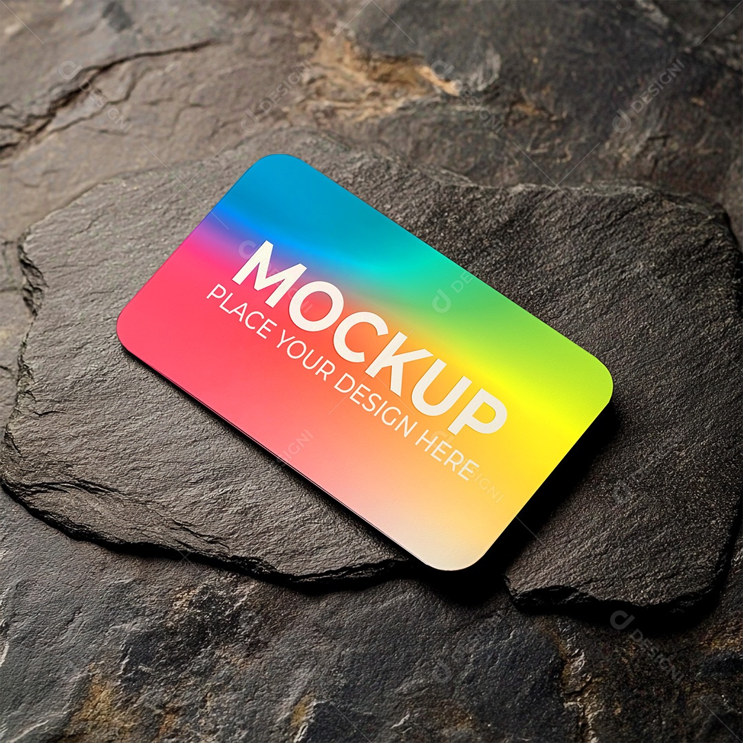 Mockup Cartão de Visita Identidade Visual PSD Editável