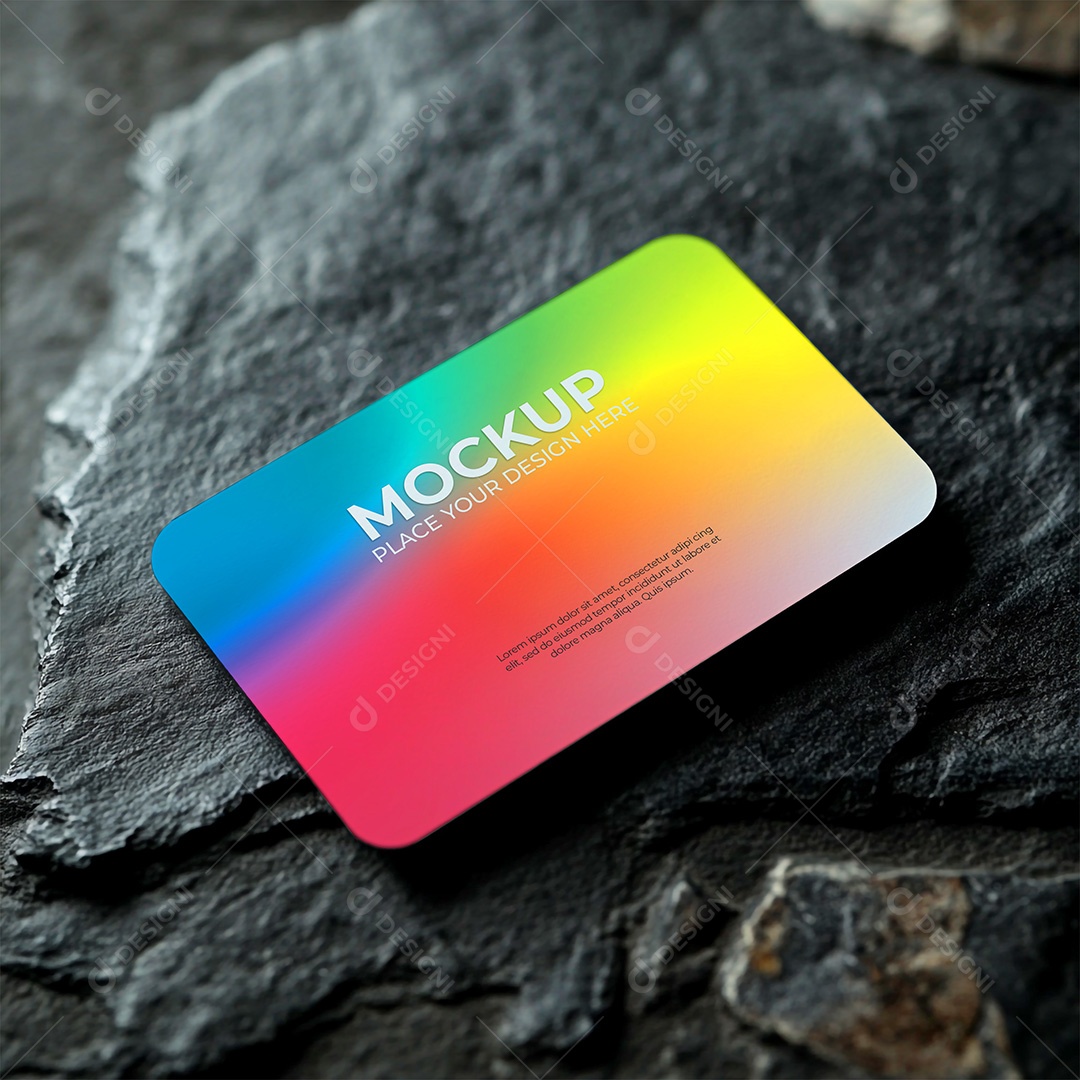 Mockup Cartão de Visita Identidade Visual PSD Editável