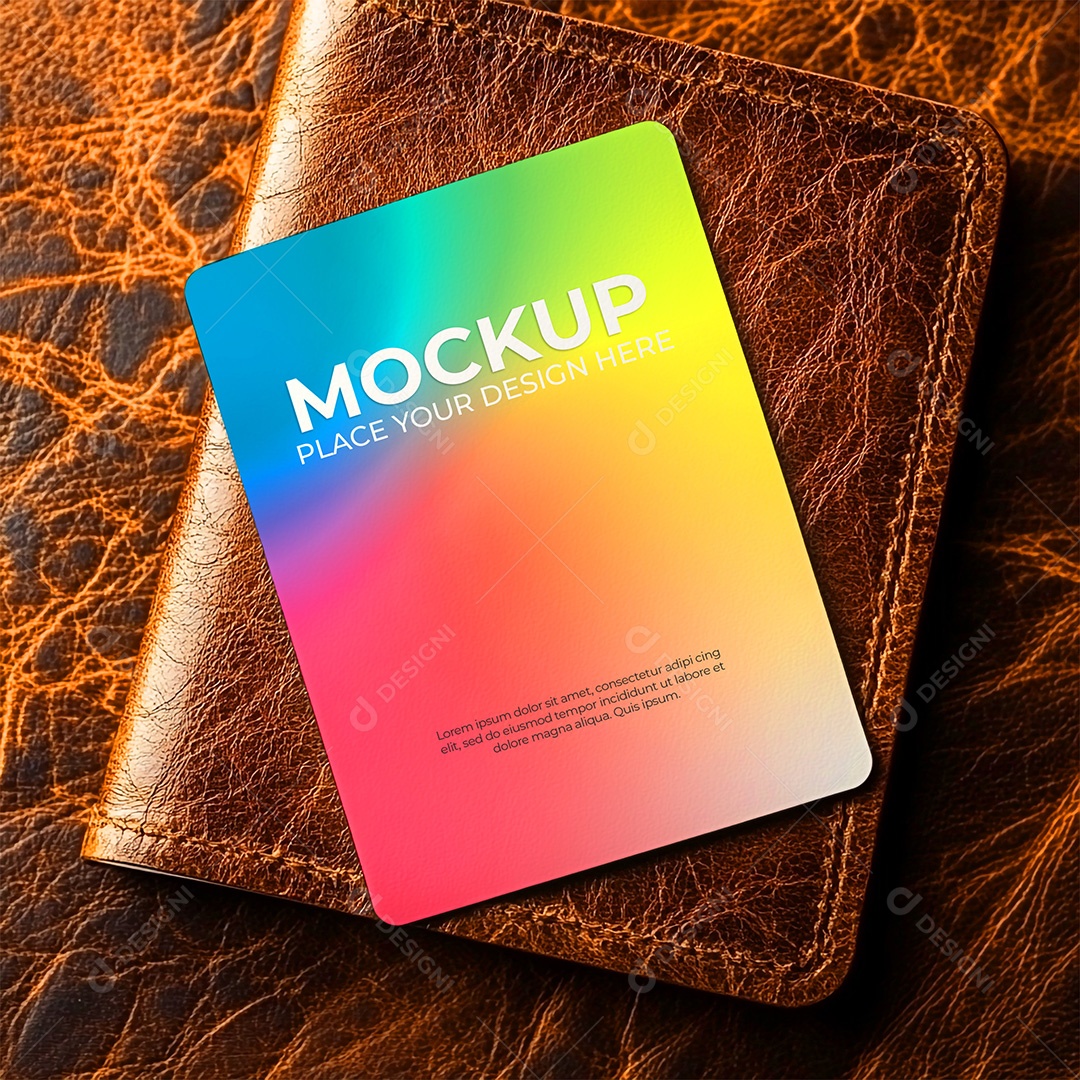 Mockup Cartão de Visita Identidade Visual PSD Editável