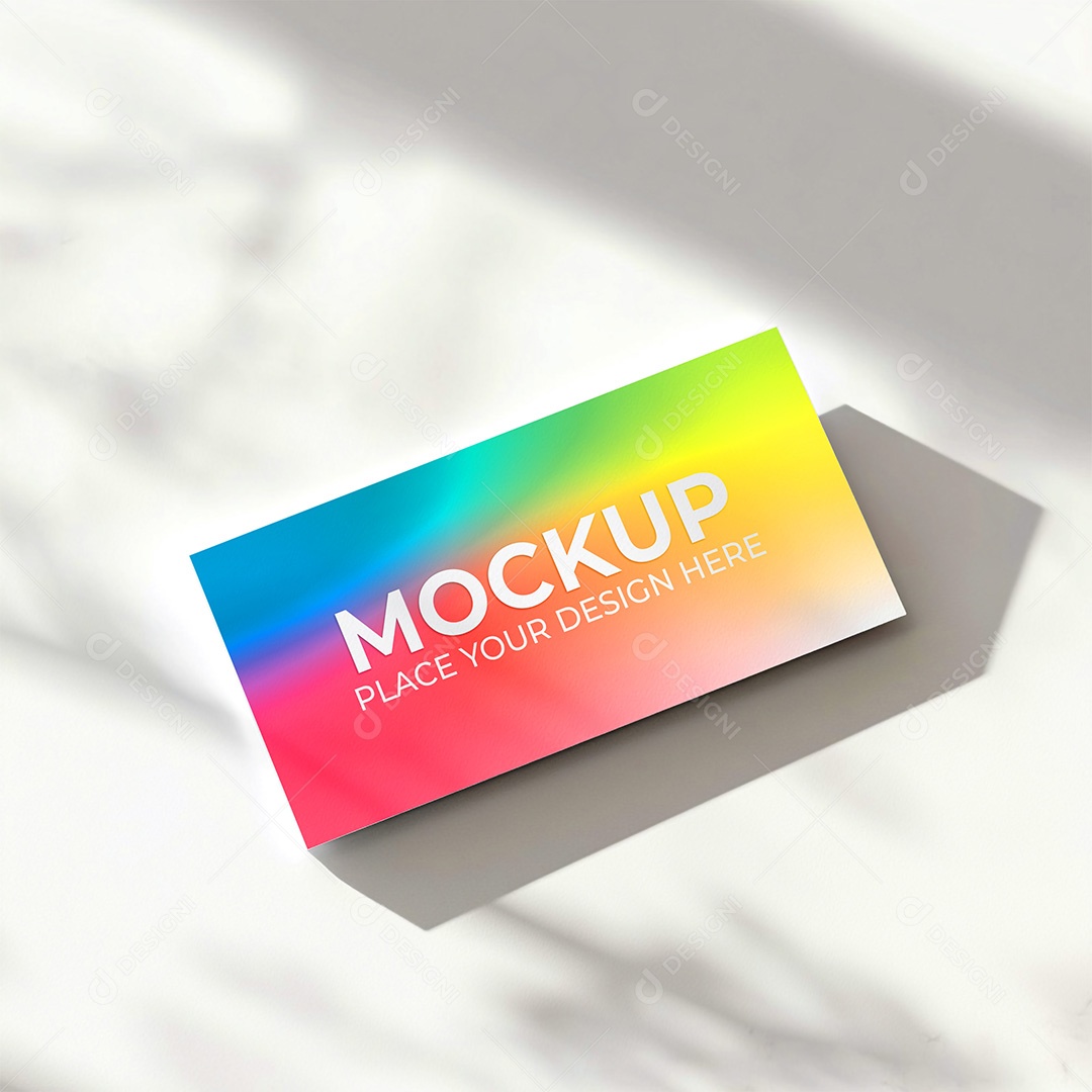 Mockup Cartão de Visita Identidade Visual PSD Editável