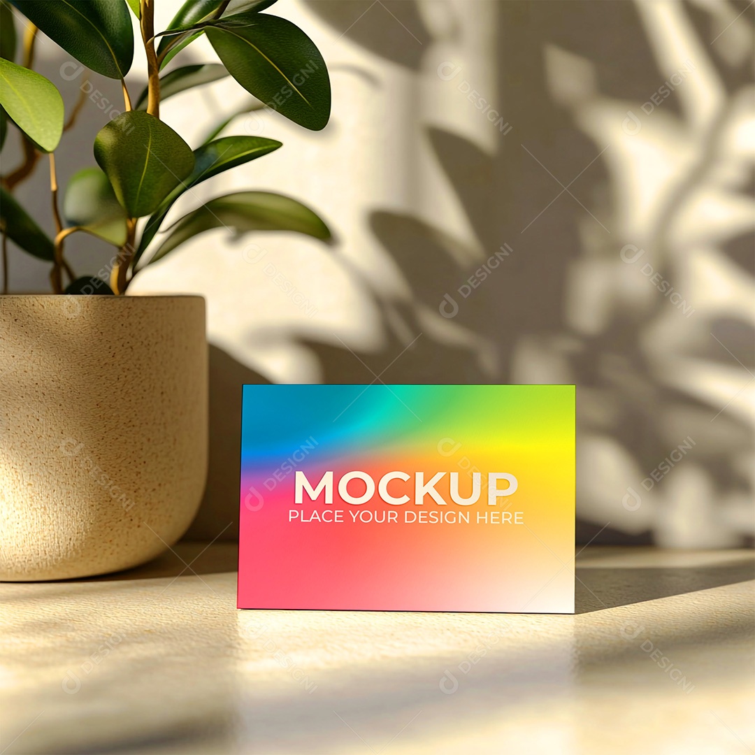 Mockup Cartão de Visita Identidade Visual PSD Editável