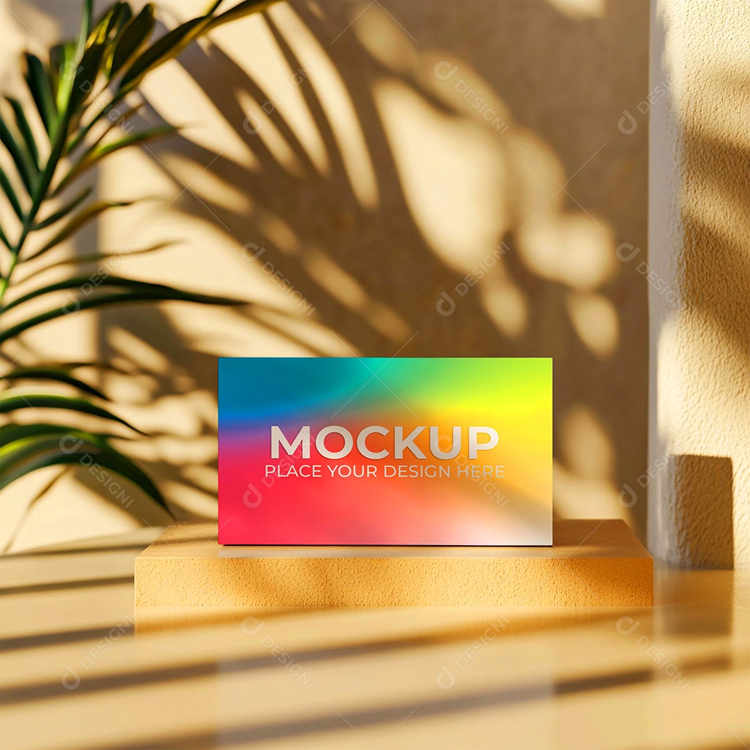 Mockup Cartão de Visita Identidade Visual PSD Editável