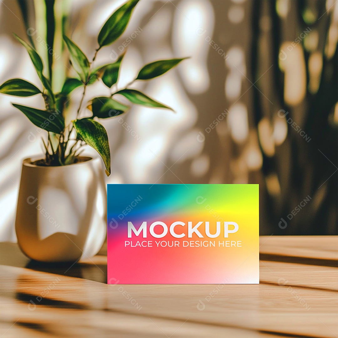 Mockup Cartão de Visita Identidade Visual PSD Editável