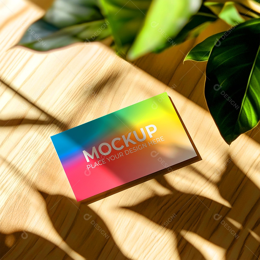 Mockup Cartão de Visita Identidade Visual PSD Editável