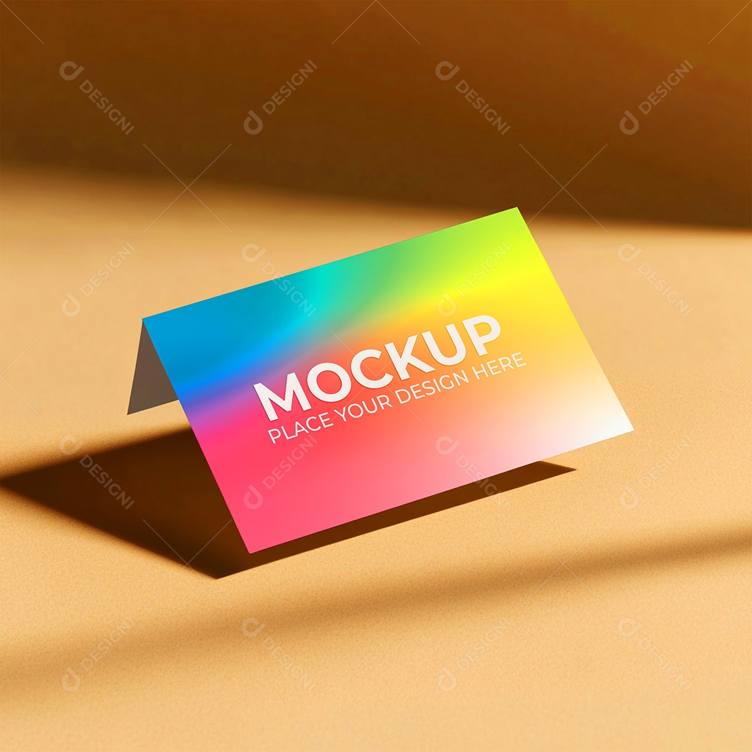 Mockup Cartão de Visita Identidade Visual PSD Editável