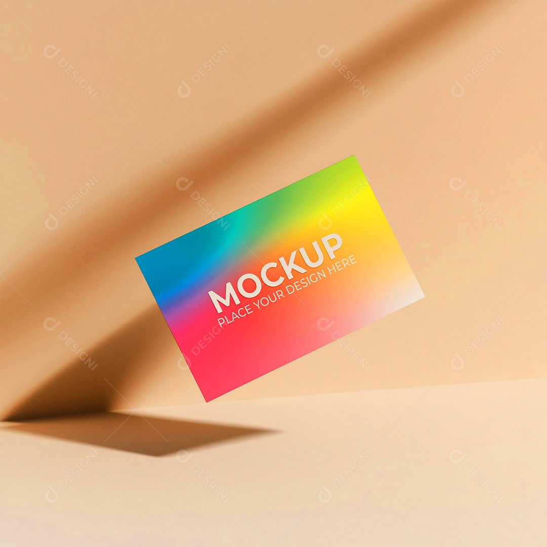 Mockup Cartão de Visita Identidade Visual PSD Editável