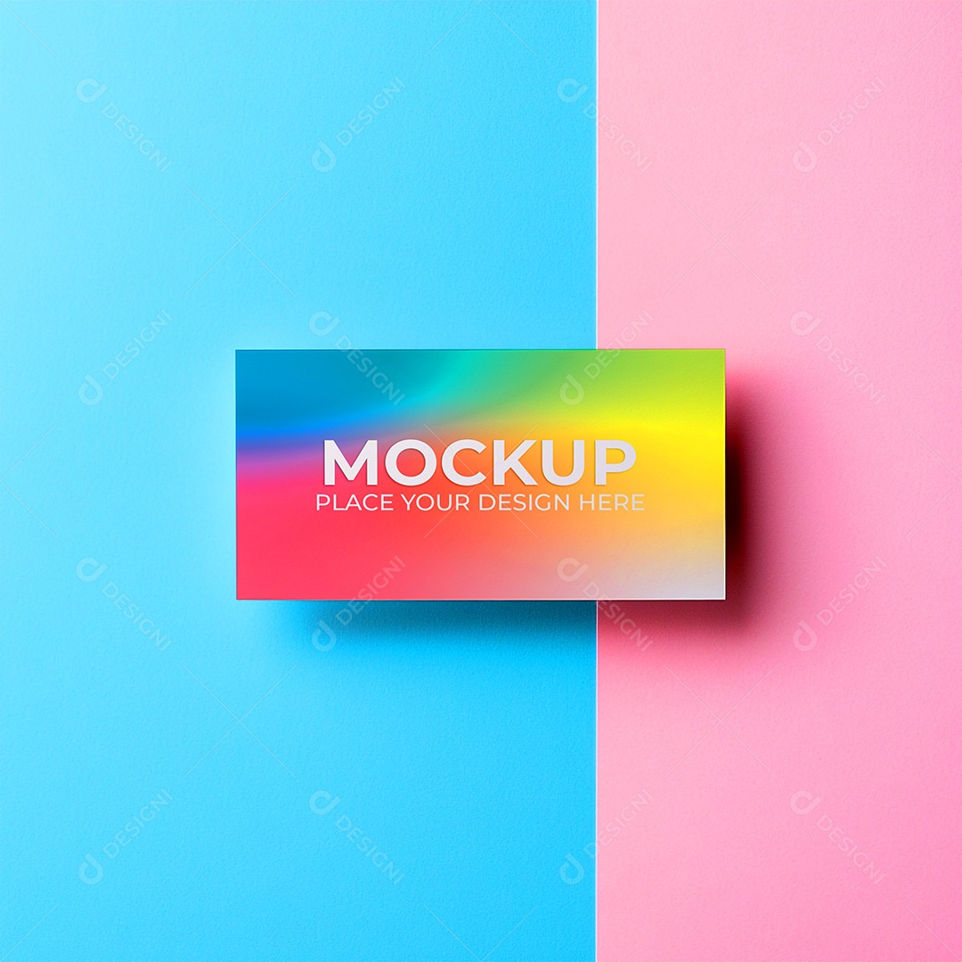 Mockup Cartão de Visita Identidade Visual PSD Editável