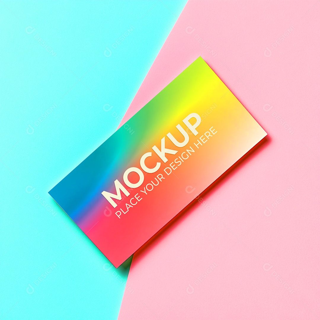 Mockup Cartão de Visita Identidade Visual PSD Editável