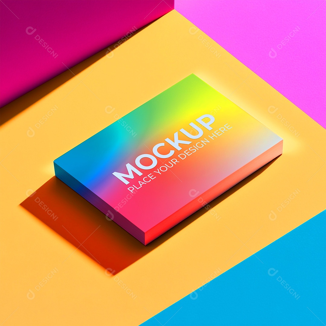 Mockup Cartão de Visita Identidade Visual PSD Editável