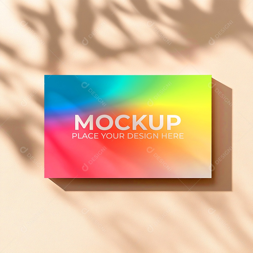 Mockup Cartão de Visita Identidade Visual PSD Editável