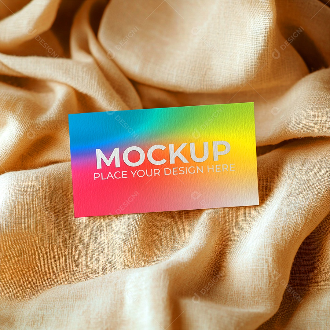 Mockup Cartão de Visita Identidade Visual PSD Editável