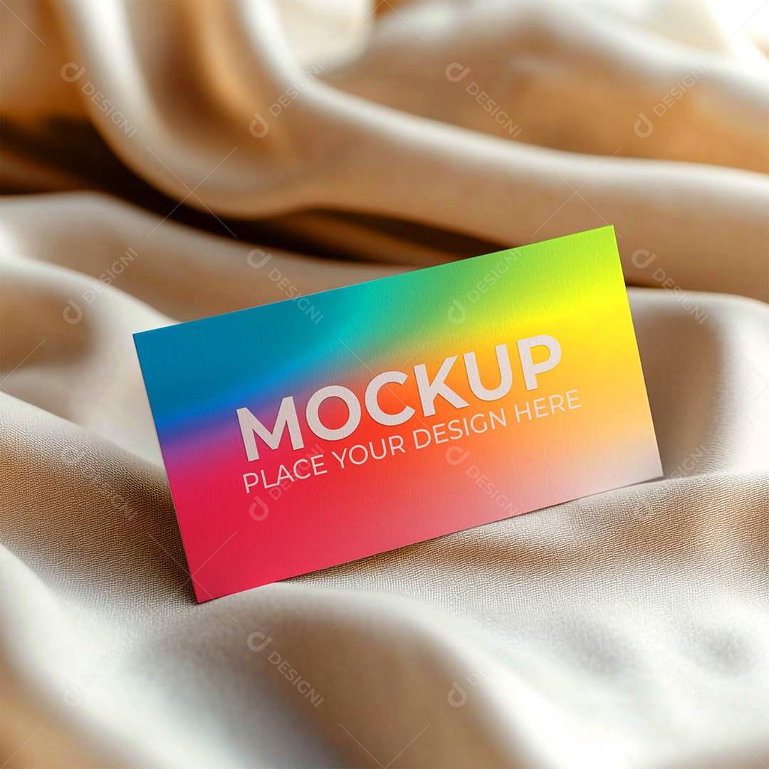 Mockup Cartão de Visita Identidade Visual PSD Editável