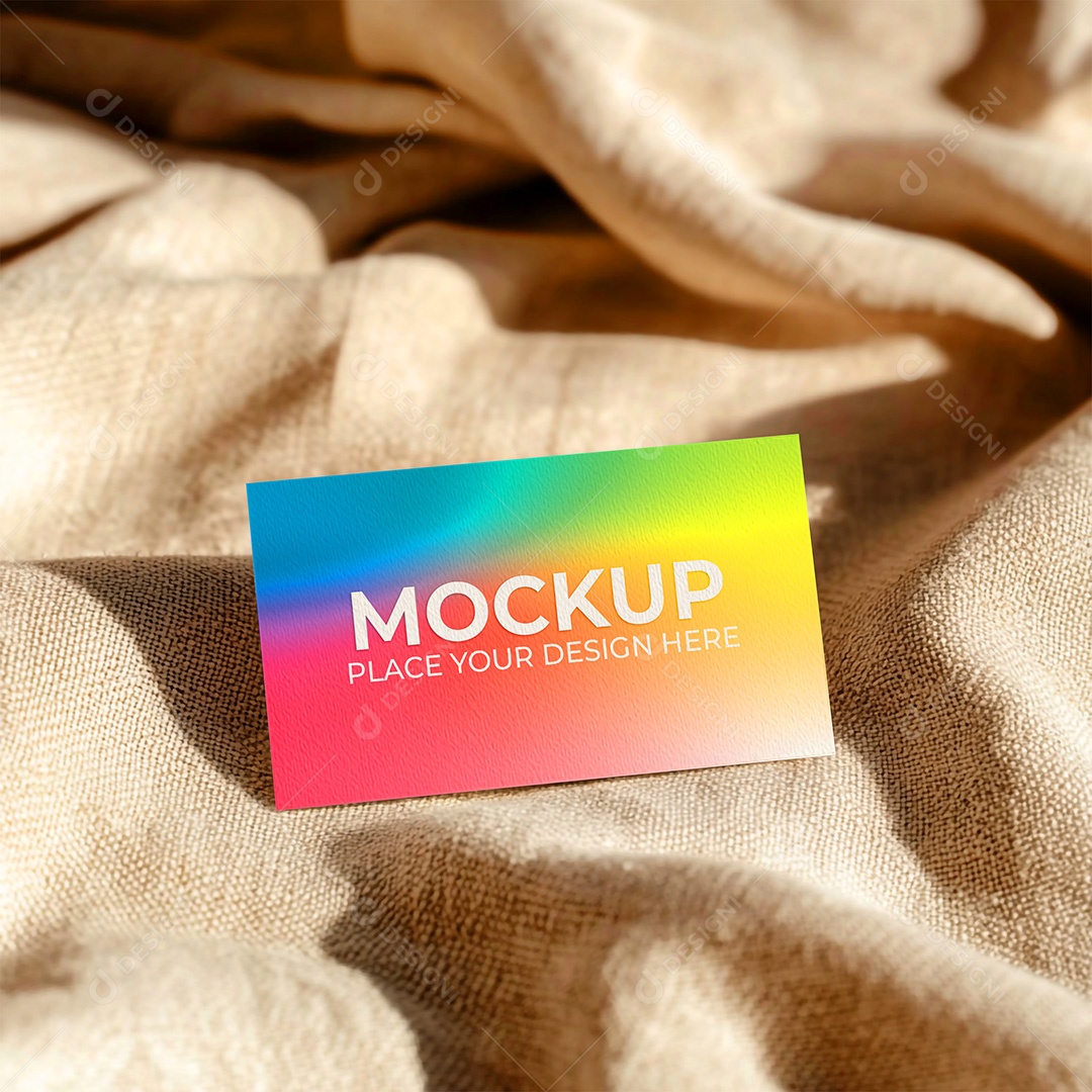 Mockup Cartão de Visita Identidade Visual PSD Editável