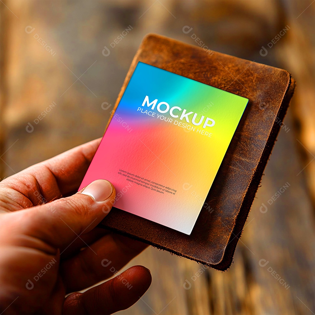 Mockup Cartão de Visita Identidade Visual PSD Editável