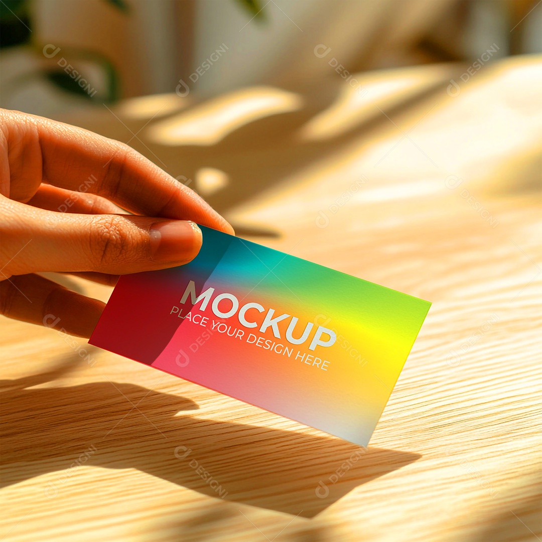 Mockup Cartão de Visita Identidade Visual PSD Editável