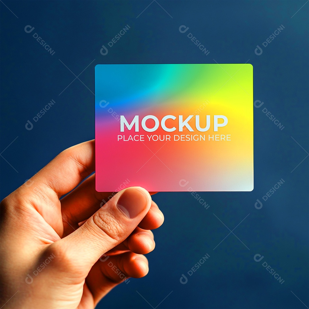 Mockup Cartão de Visita Identidade Visual PSD Editável