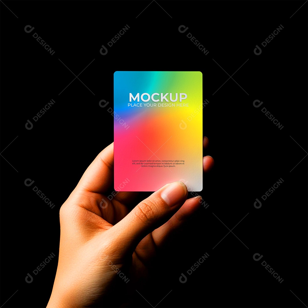 Mockup Cartão de Visita Identidade Visual PSD Editável