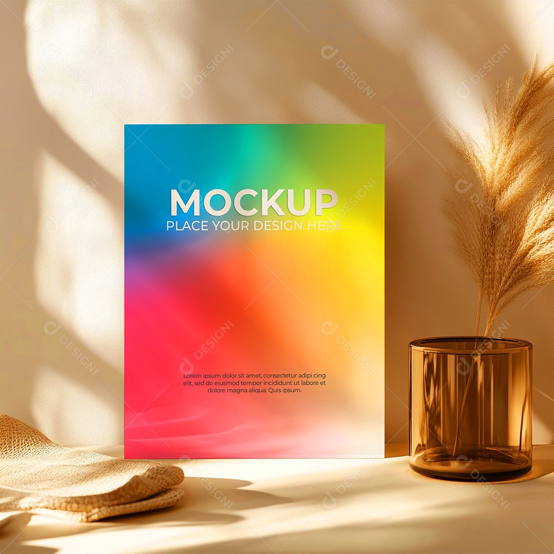 Mockup Cartão de Visita Identidade Visual PSD Editável