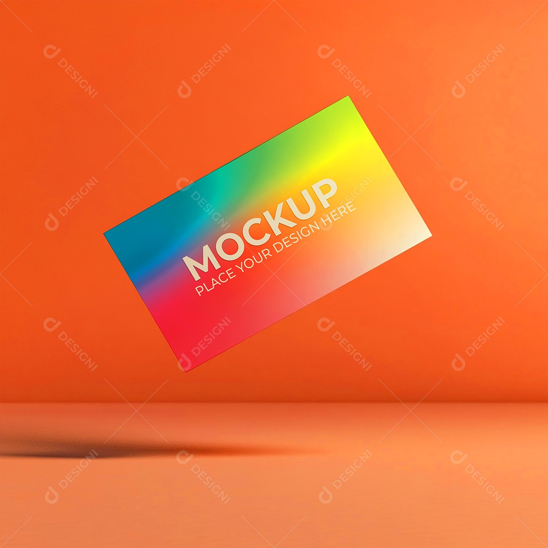 Mockup Cartão de Visita Identidade Visual PSD Editável