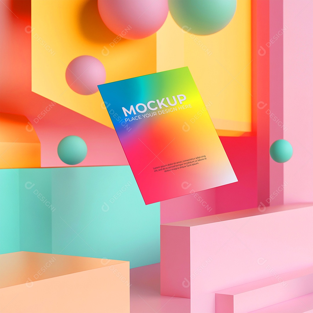 Mockup Cartão de Visita Identidade Visual PSD Editável