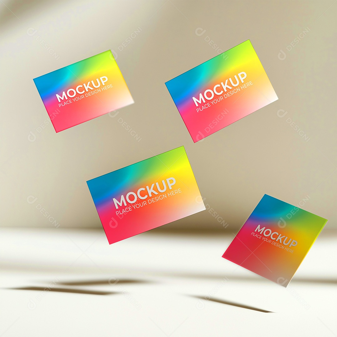 Mockup Cartão de Visita Identidade Visual PSD Editável