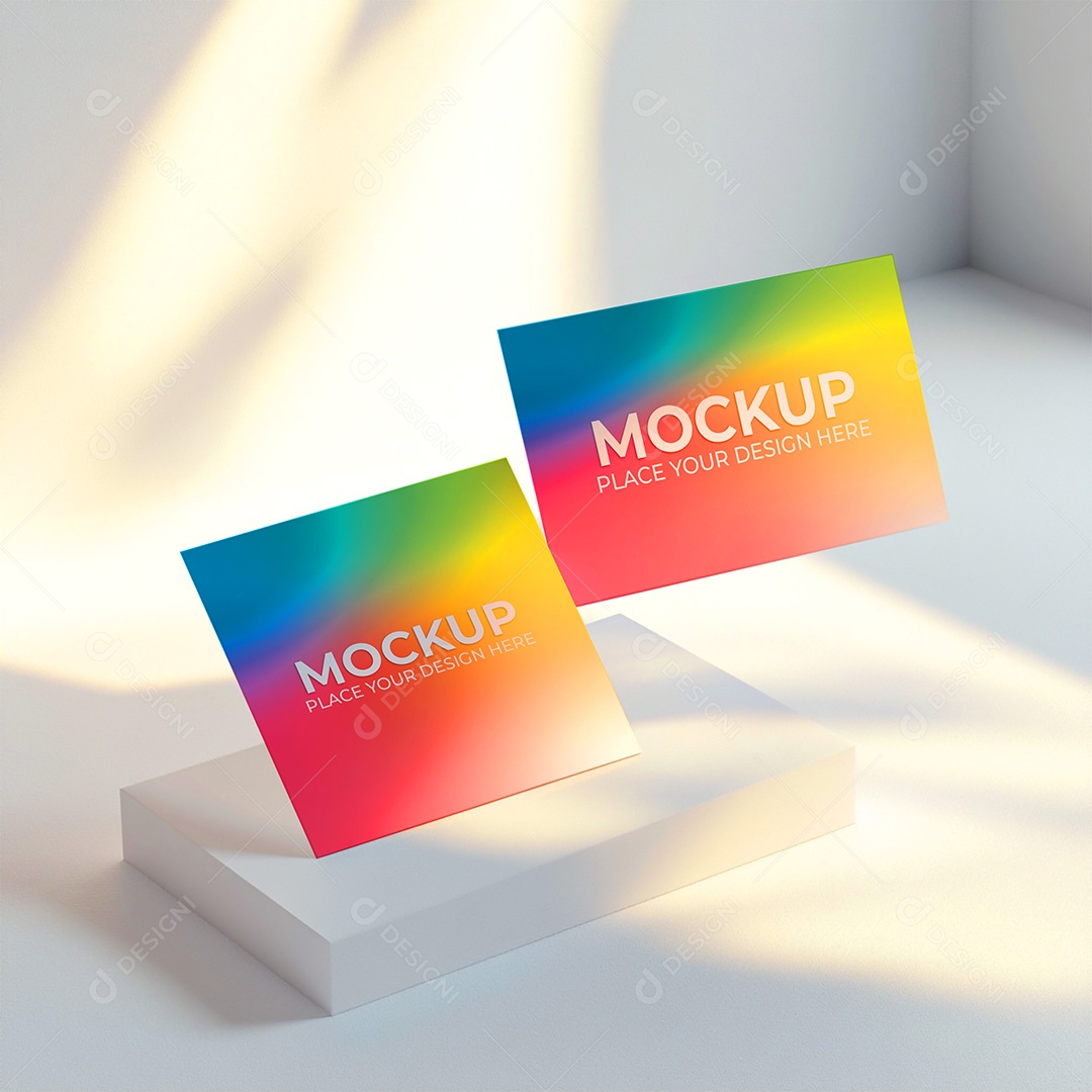 Mockup Cartão de Visita Identidade Visual PSD Editável