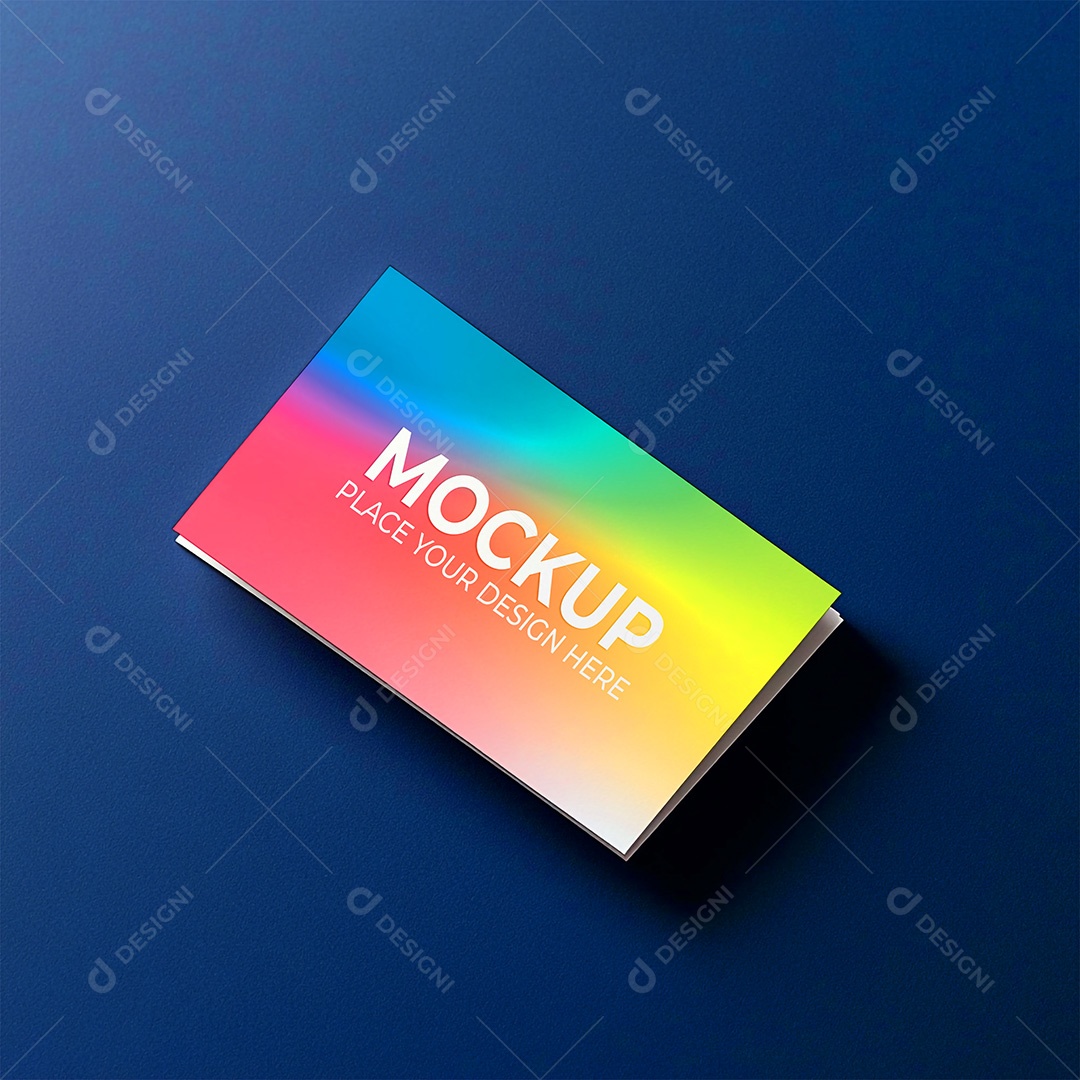 Mockup Cartão de Visita Identidade Visual PSD Editável