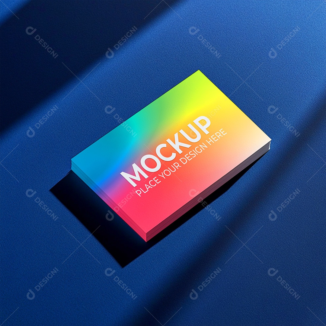 Mockup Cartão de Visita Identidade Visual PSD Editável