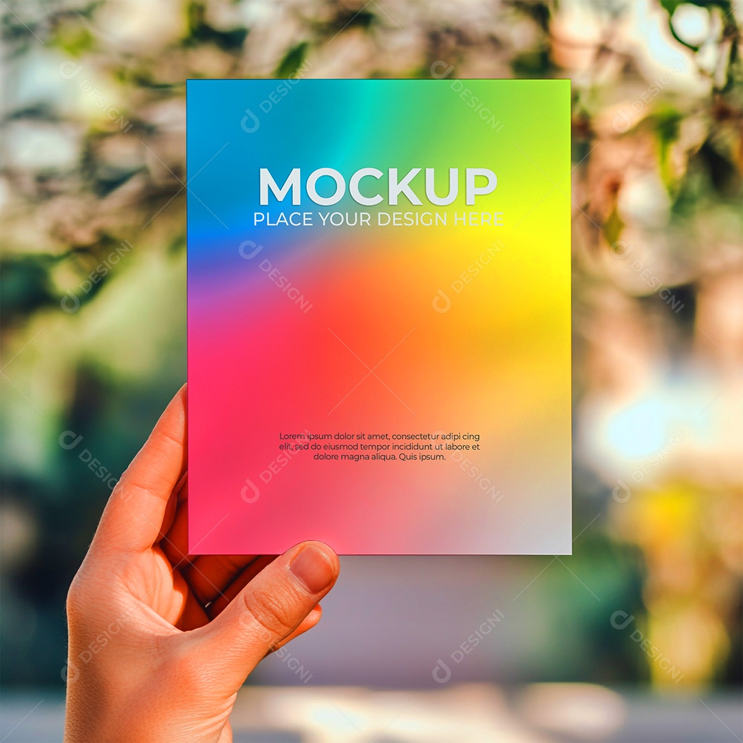 Mockup Cartão de Visita Identidade Visual PSD Editável