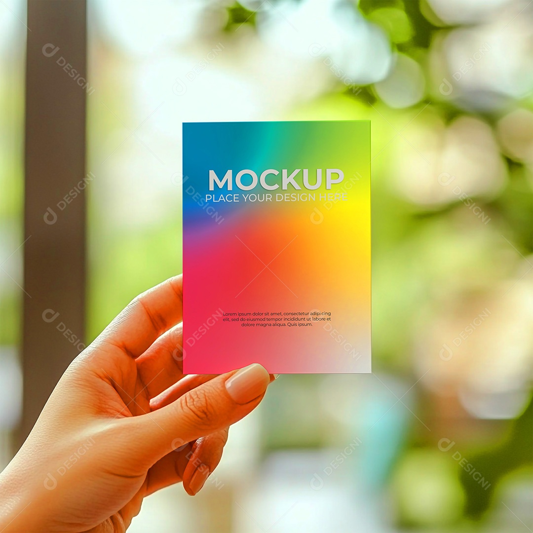 Mockup Cartão de Visita Identidade Visual PSD Editável