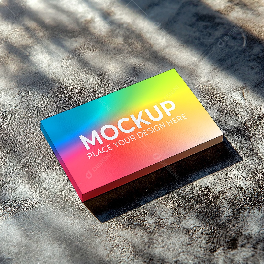 Mockup Cartão de Visita Identidade Visual PSD Editável