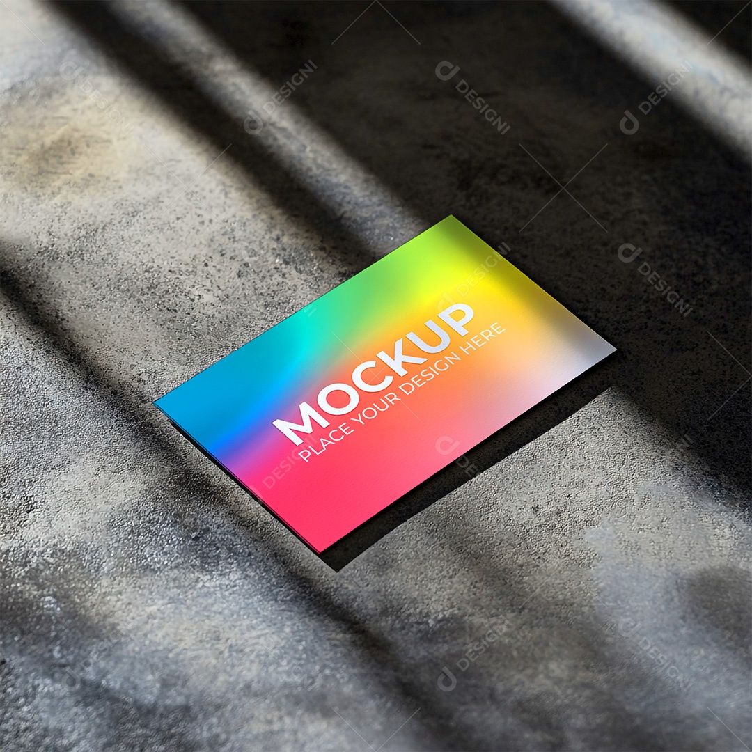 Mockup Cartão de Visita Identidade Visual PSD Editável