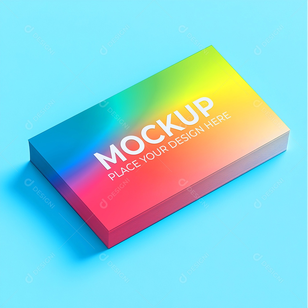 Mockup Cartão de Visita Identidade Visual PSD Editável