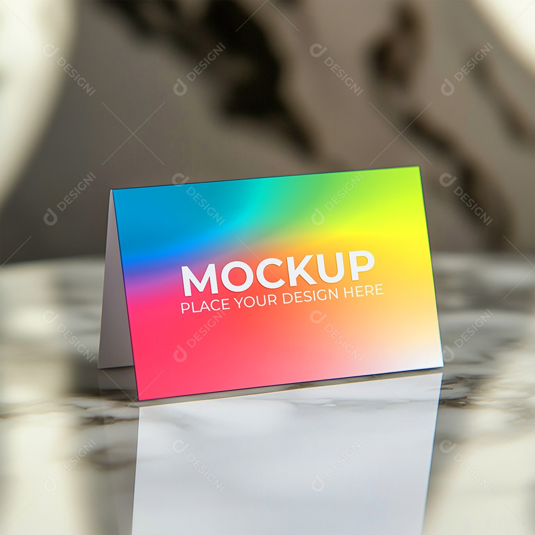 Mockup Cartão de Visita Identidade Visual PSD Editável