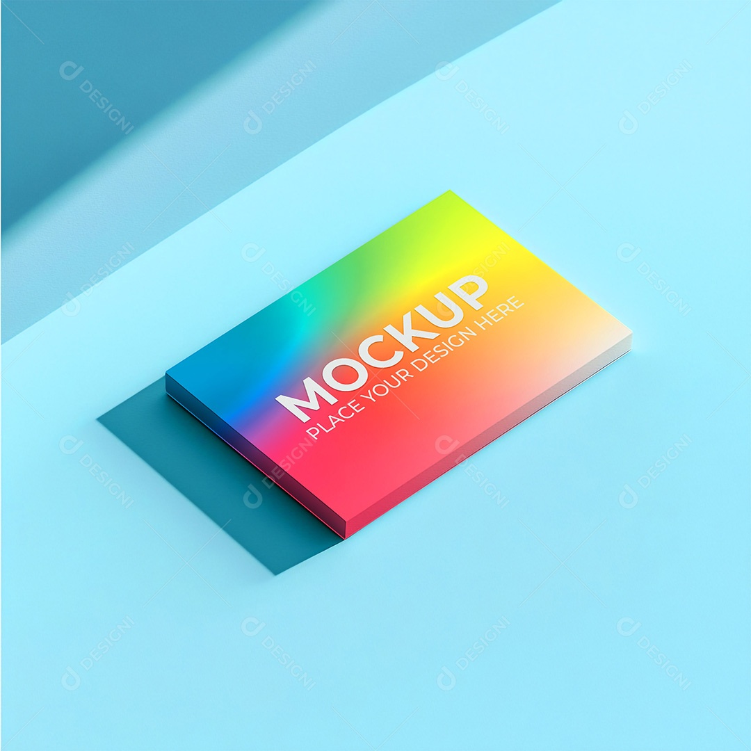 Mockup Cartão de Visita Identidade Visual PSD Editável