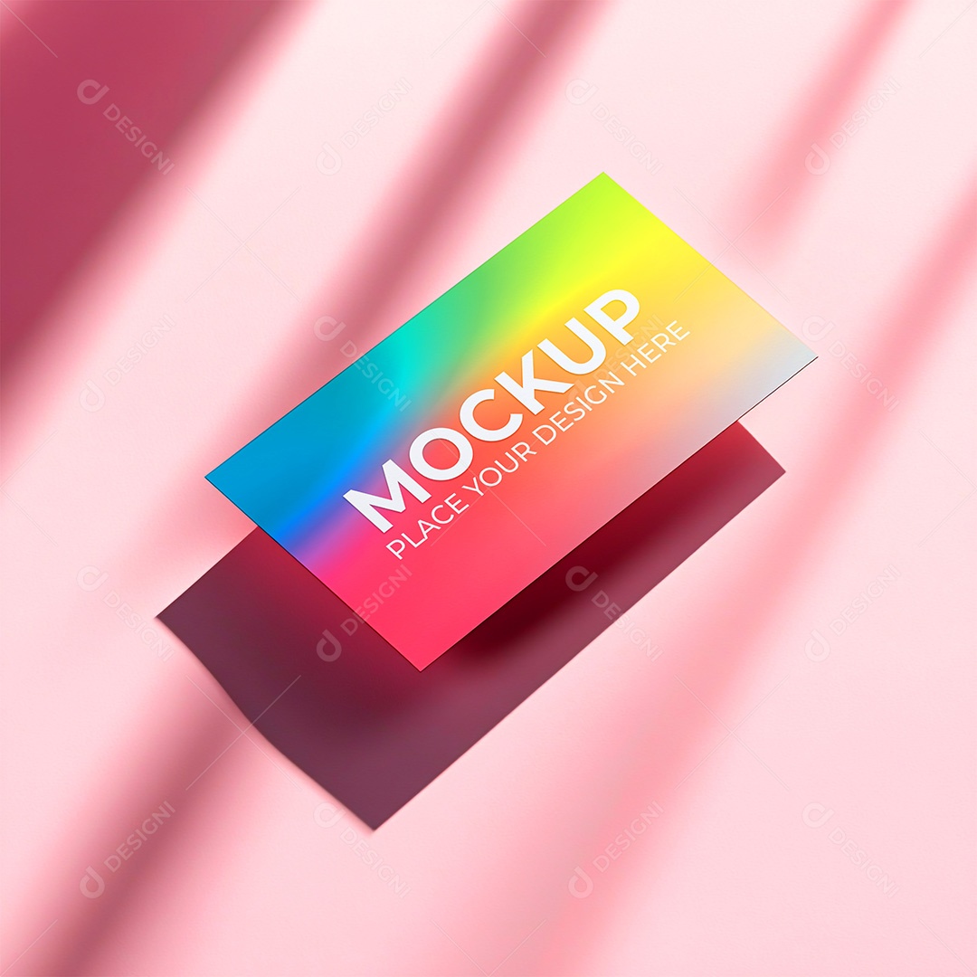 Mockup Cartão de Visita Identidade Visual PSD Editável