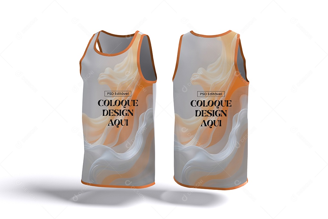 Camisas Regata Mockup PSD Editável