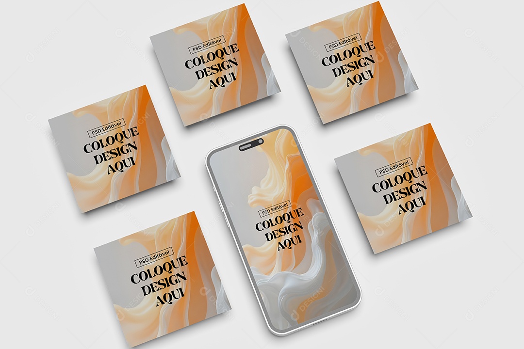 Mockup IPhone Smartphone PSD Editável