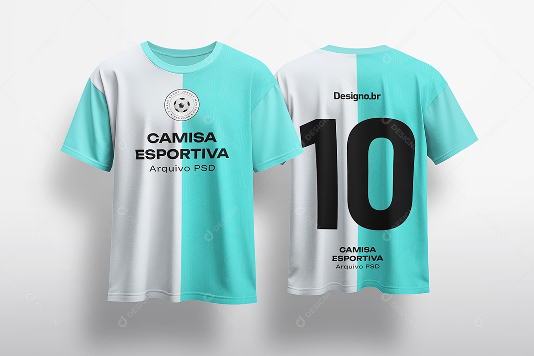 Mockup de Camisas de Times PSD Editável