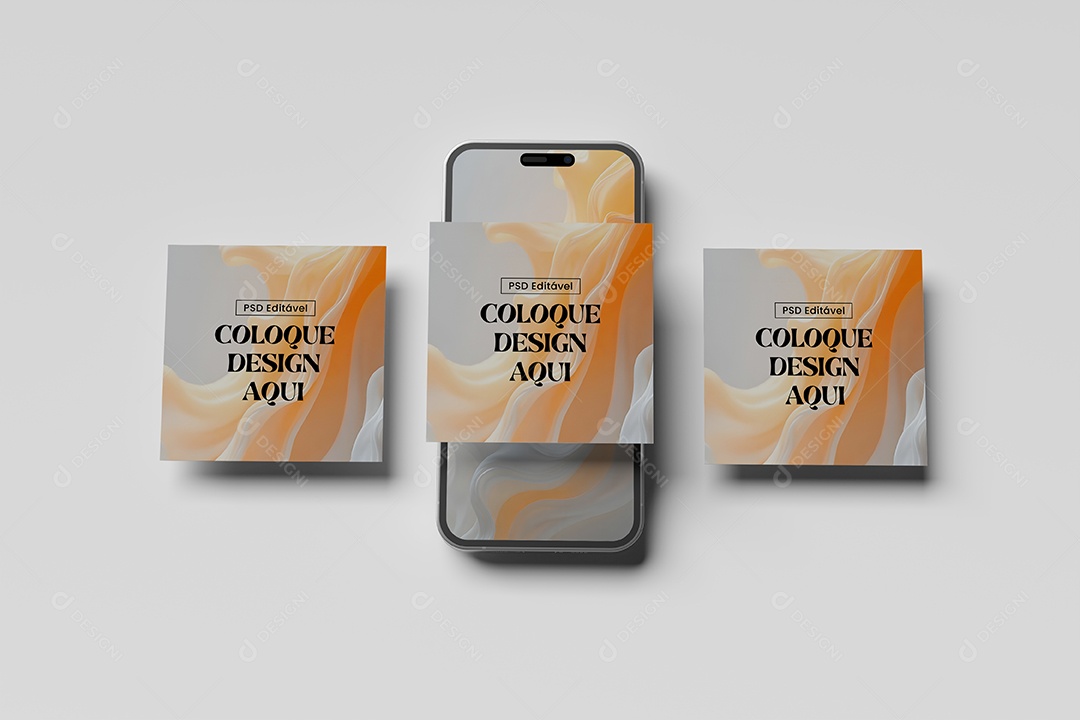 Mockup iPhones PSD Editável