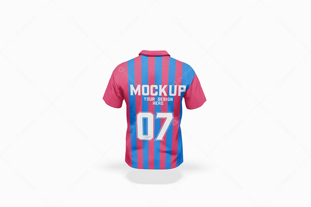 Camisa De Time Mockup PSD Editável