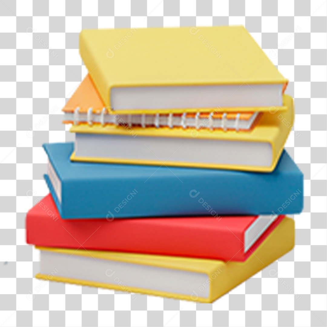 Pilha de Livro PNG Transparente