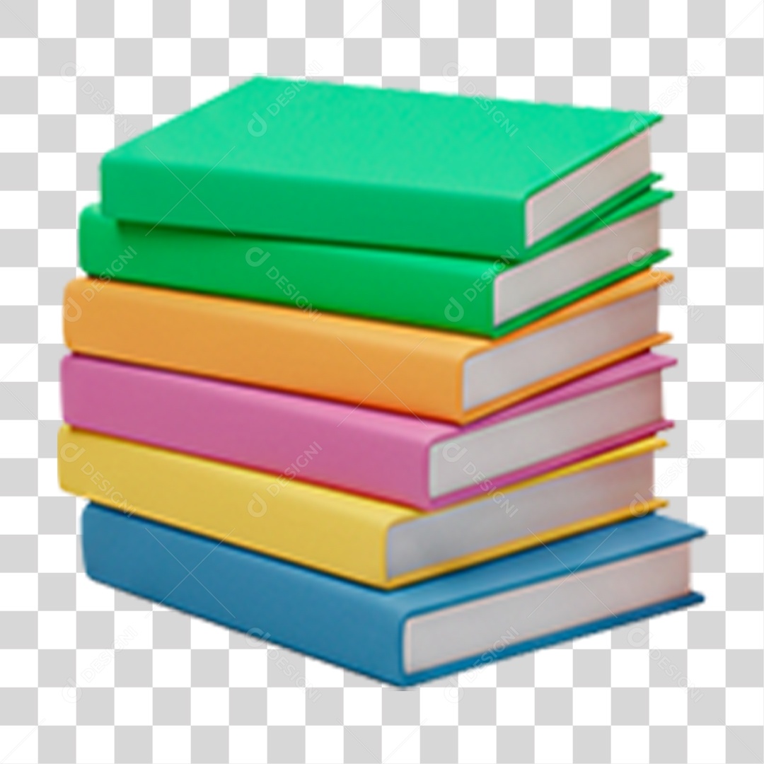 Pilha de Livro PNG Transparente