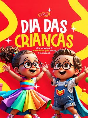 Feliz Dia das Crianças 12 de Outubro Social Media PSD Editável