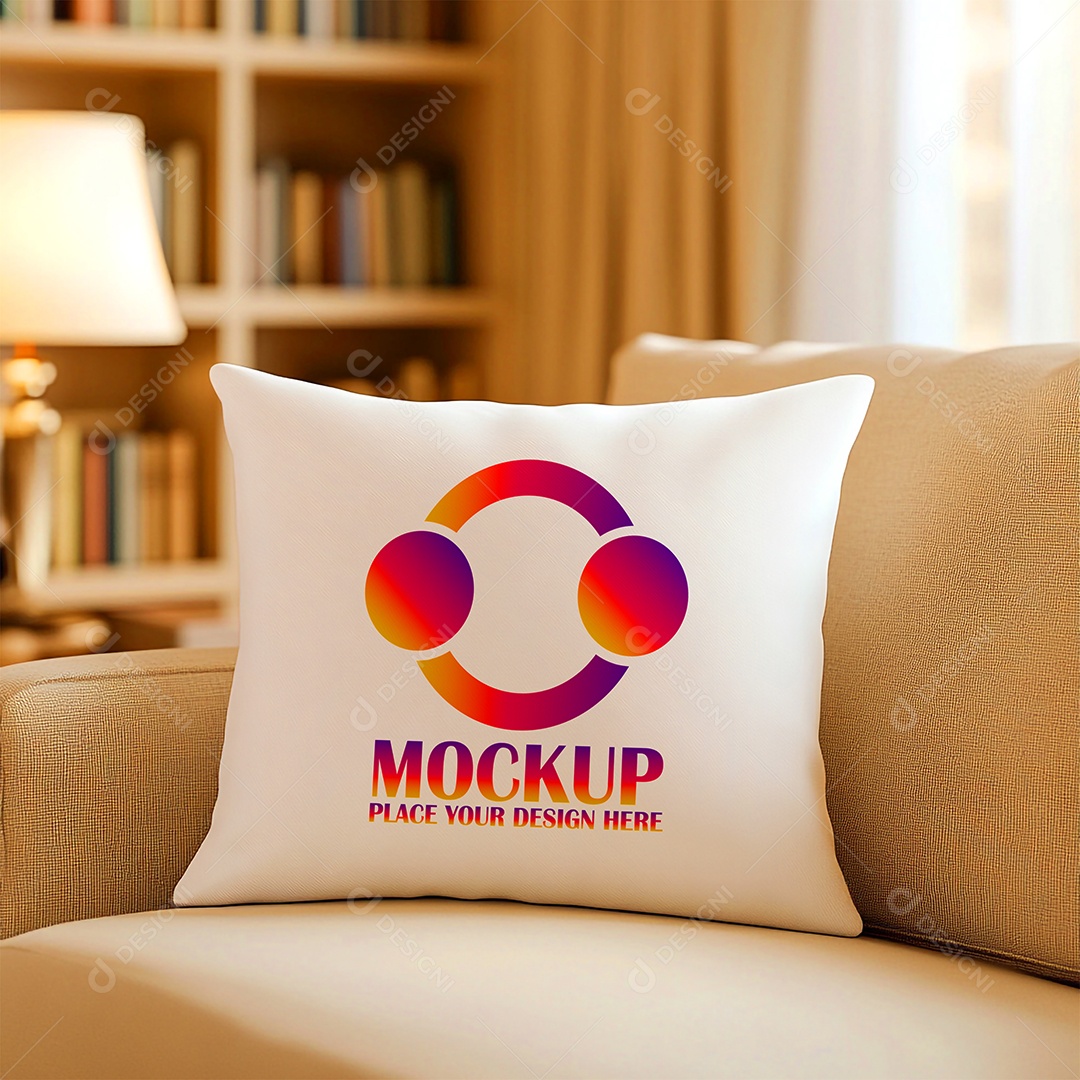 Mockup de Trabesseiro Almofada PSD Editável