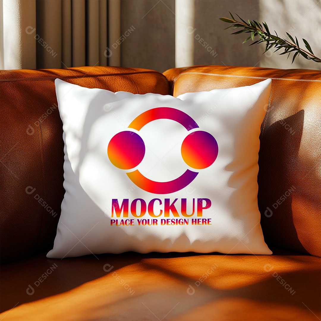 Mockup de Trabesseiro Almofada PSD Editável