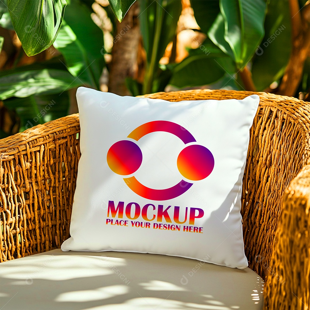 Mockup de Trabesseiro Almofada PSD Editável