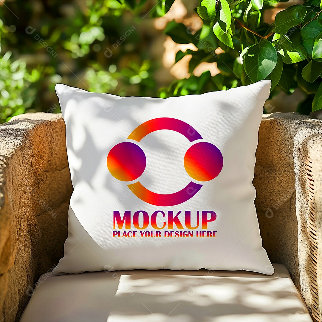 Mockup de Trabesseiro Almofada PSD Editável