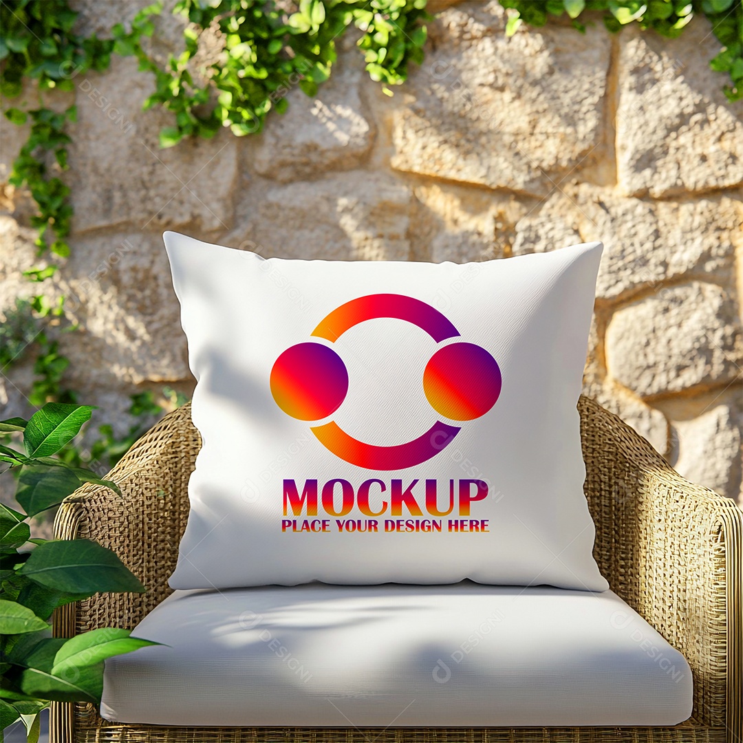 Mockup de Trabesseiro Almofada PSD Editável